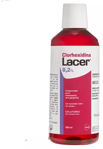 Enxaguante bucal com clorexidina 0,2% 500 ml