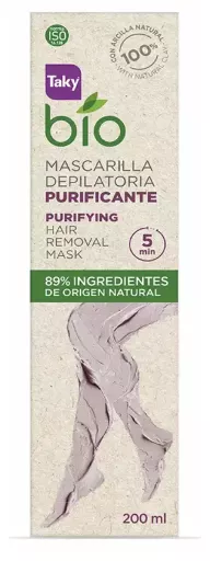 M&aacute;scara Depilat&oacute;ria Purificante Bio Natural 200 ml