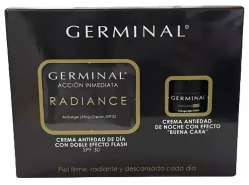 Germinal Creme de dia Radiance de a&ccedil;&atilde;o imediata, pacote com 2 unidades