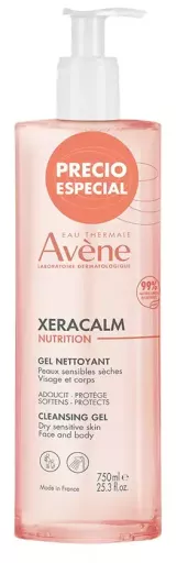 Av&egrave;ne Xeracalm Nutrition Gel de Limpeza 750 ml