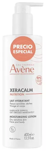 Av&egrave;ne Leite Hidratante Nutricional Xeracalm 400 ml